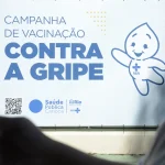 インフルエンザの予防接種キャンペーンのポスター（© Tomaz Silva/Agência Brasil）