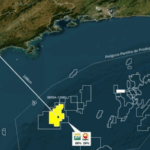 新たに発見された油田はサンパウロ州サントス市から248kmの沖合に位置する（Divulgação Petrobras）