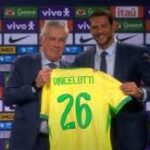 アンチェロッティ監督とシャウジ会長（Rafael Ribeiro/CBF）