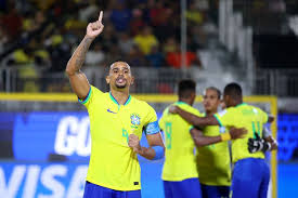 優勝を決めたブラジル代表（FIFA）