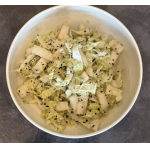 火を使わずシャキシャキ食感と甘味を楽しむ＝白菜のゴママヨ和え
