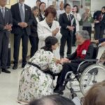 佳子さまに花束を渡したクリチバ生まれの石井湯浅千鶴恵さん