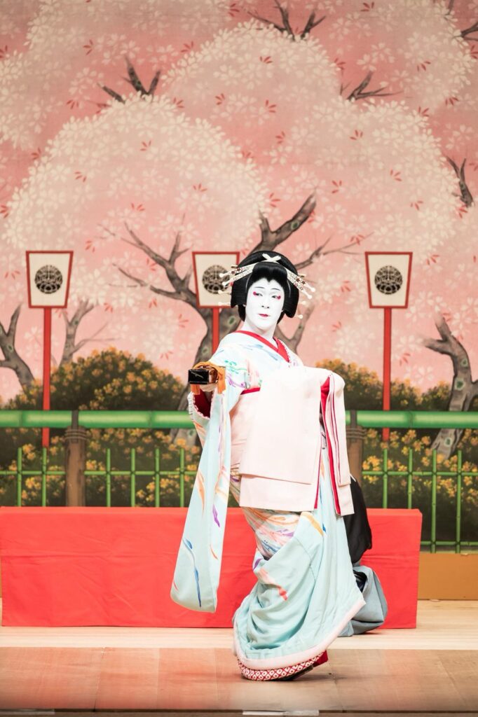 男伊達花廓（おとこだてはなのよしわら）新造梅ヶ枝役