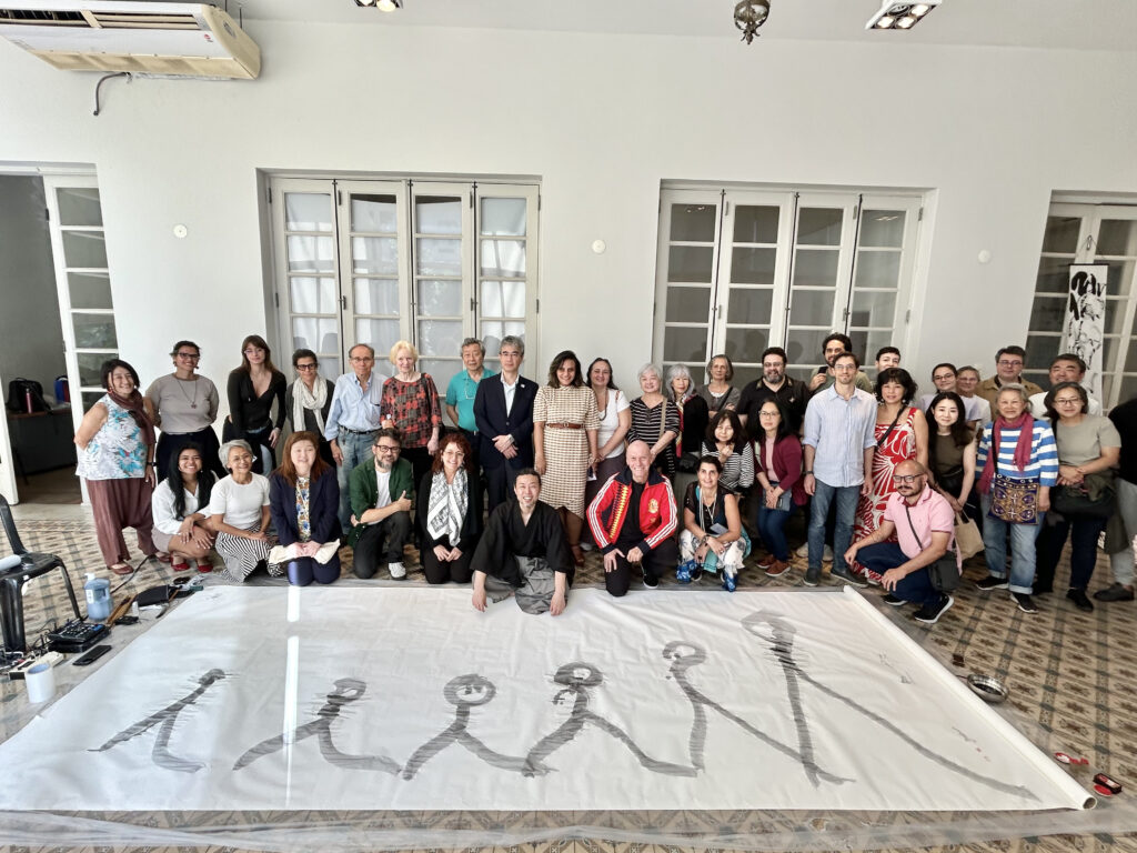 日本とブラジルの長きにわたる友好を表現