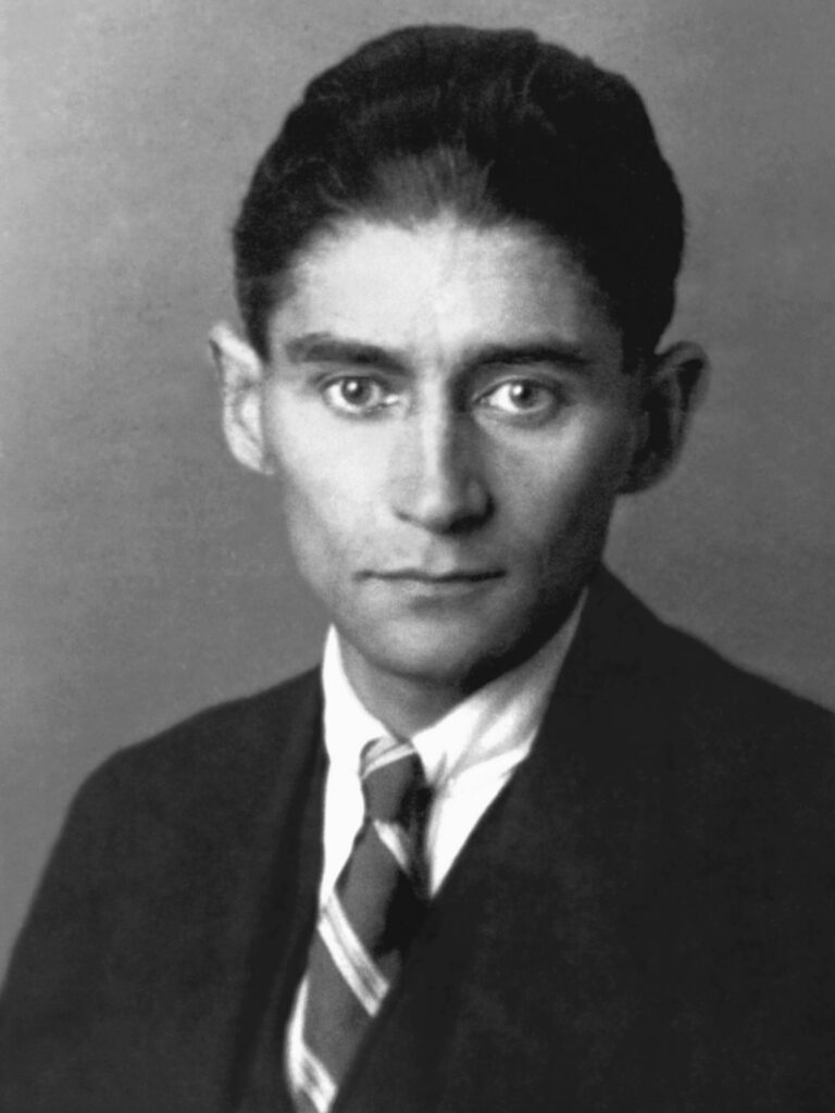死ぬ少し前に撮られたフランツ・カフカの写真（Public domain, via Wikimedia Commons）