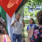 拿捕事件前のチアゴ氏（© Rafa Neddermeyer/Agência Brasil）
