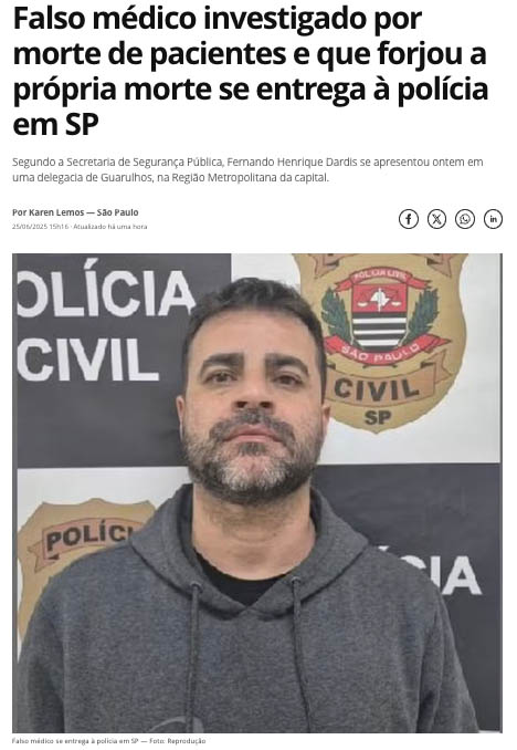 フェルナンド・エンリケ・ダルジス容疑者(25日付CBNサイトの記事の一部)
