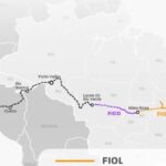 南米大陸横断鉄道の予想経路図（Reprodução）