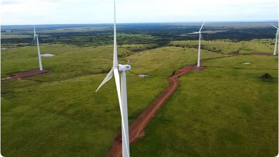 コシーリャ・ネグラの風力発電所（Eletrobras）