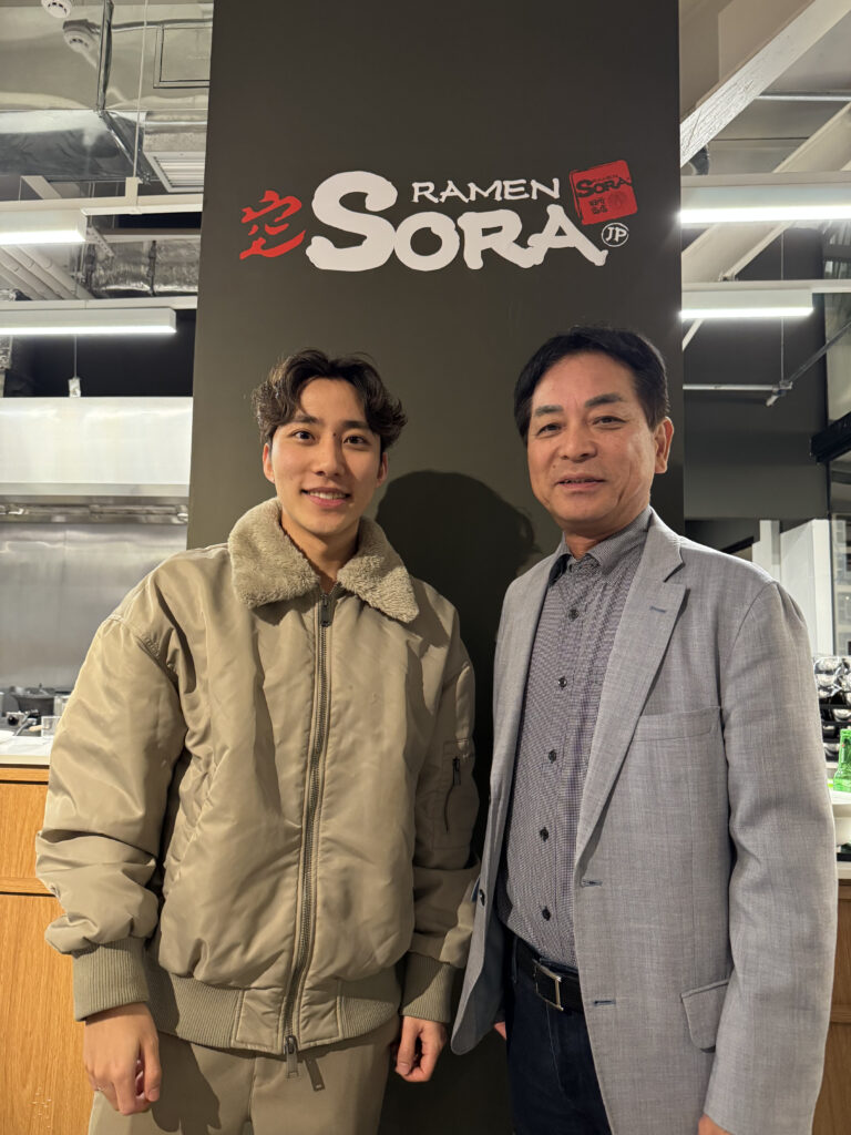 大野優真さんと田所史之TRY社長